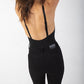 Black backless bodysuit